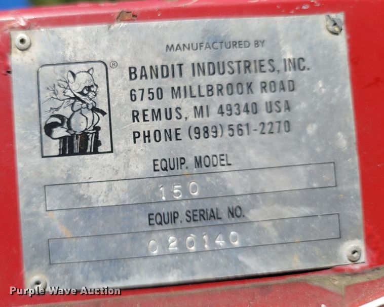 image for item LN9629 2004 Bandit 150  wood chipper