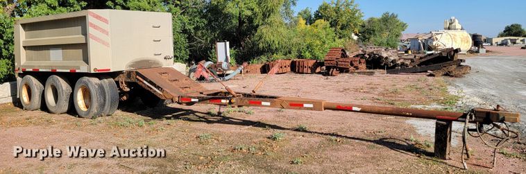 image for item LO9055 1995 Cornhusker 800R  end dump pup trailer