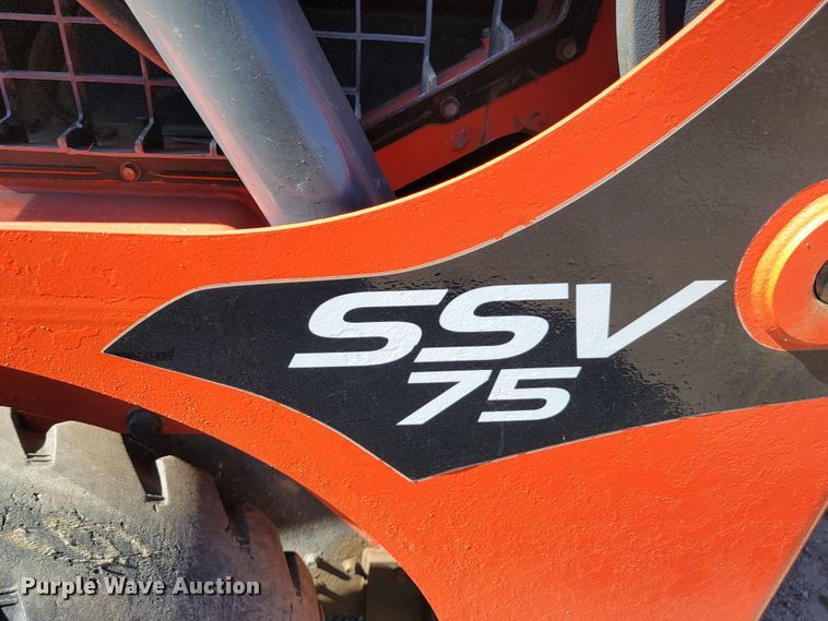 image for item LO9108 Kubota SSV75  skid steer loader