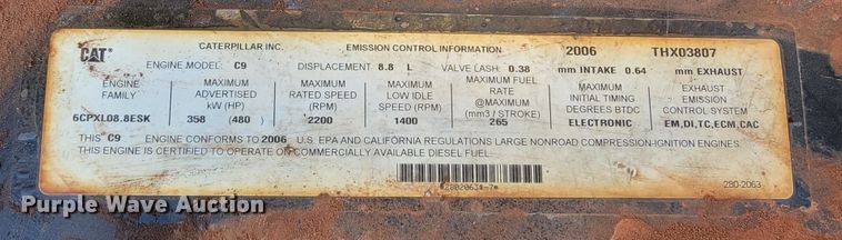 image for item LO9110 2006 Caterpillar 330DL  excavator