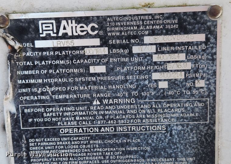 image for item MK9349 2006 GMC C7500  forestry bucket truck