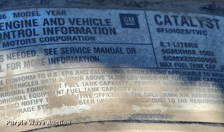 image for item MK9349 2006 GMC C7500  forestry bucket truck