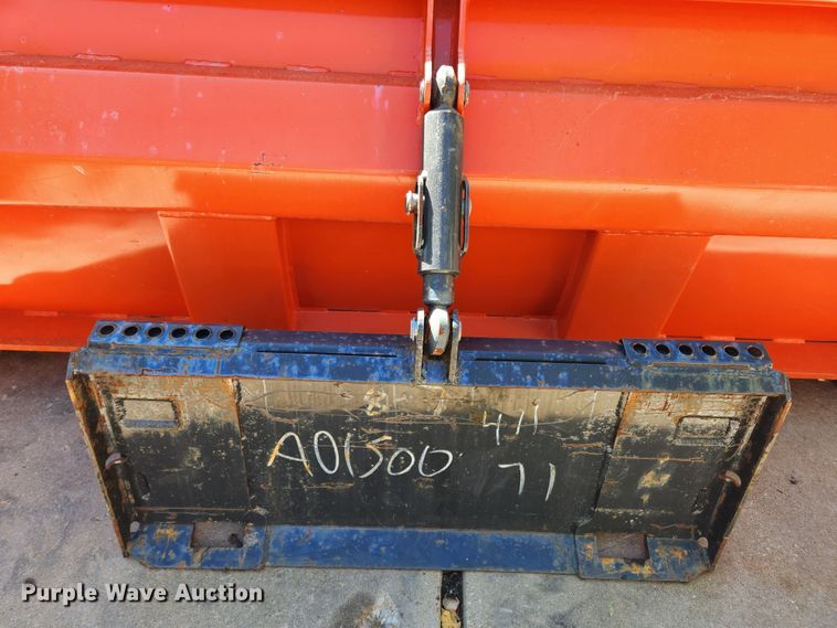 image for item MK9399 2008 Bobcat Snowpusher 94  skid steer snow pusher