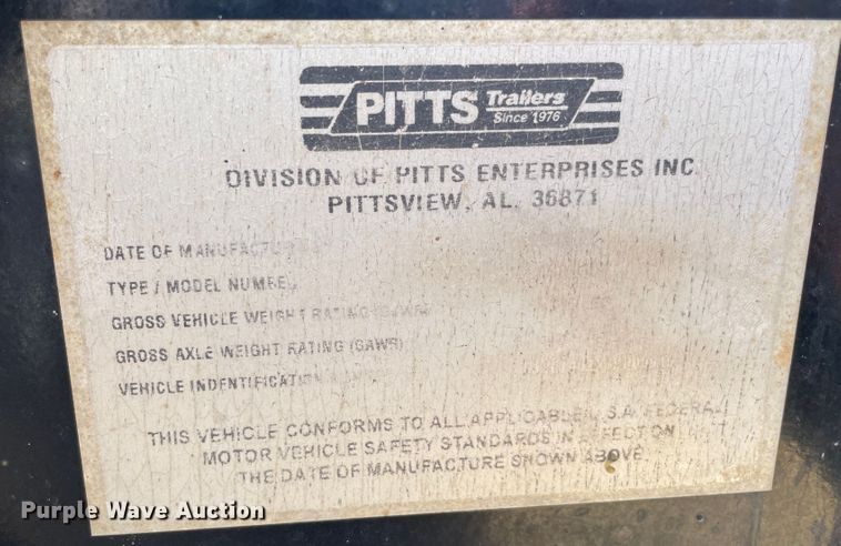 image for item MR9436 2018 Pitts L140-8UL  log trailer