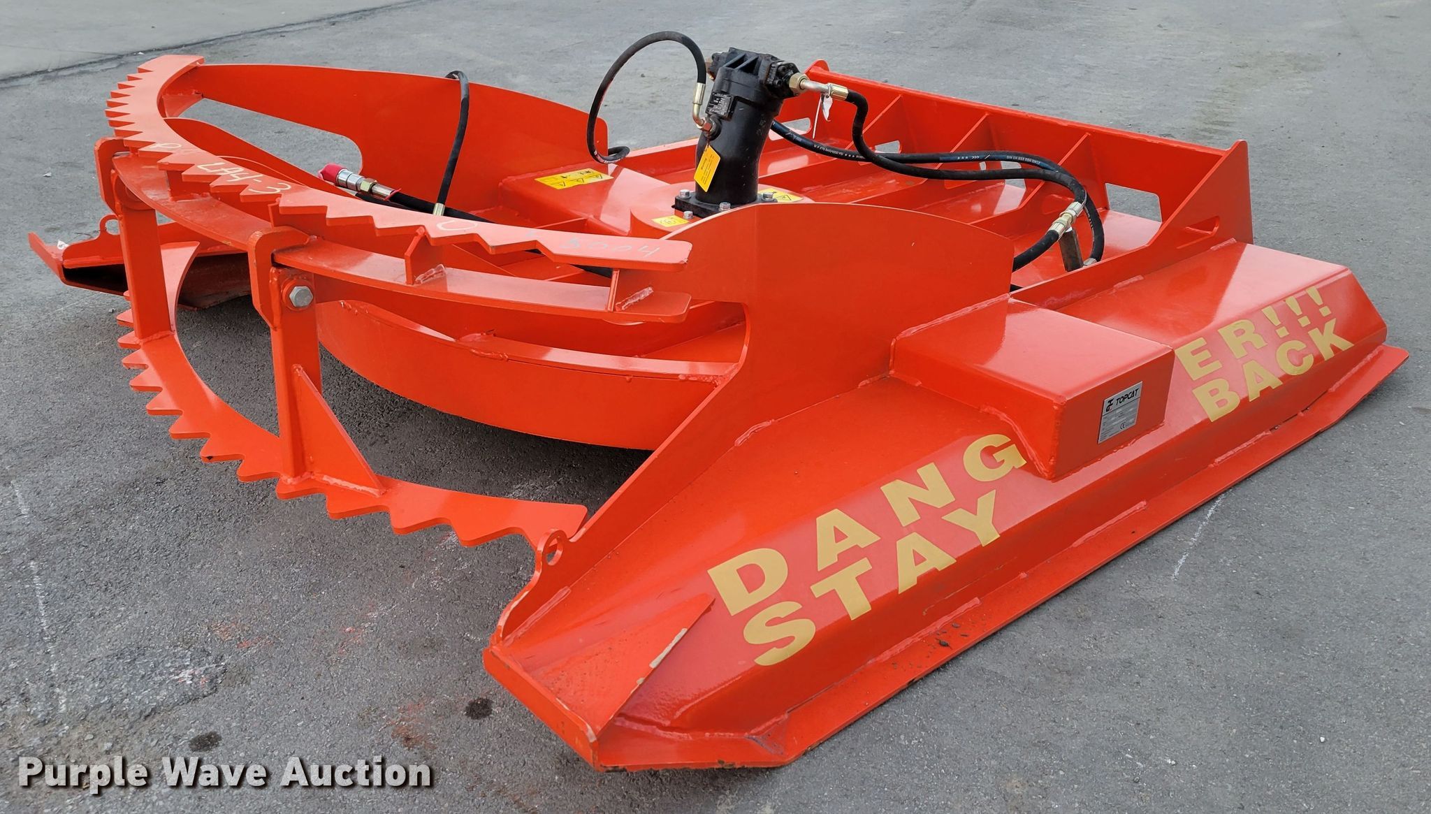 2021 TopCat HDRC skid steer rotary mower in Waterloo, NE Item JZ9069