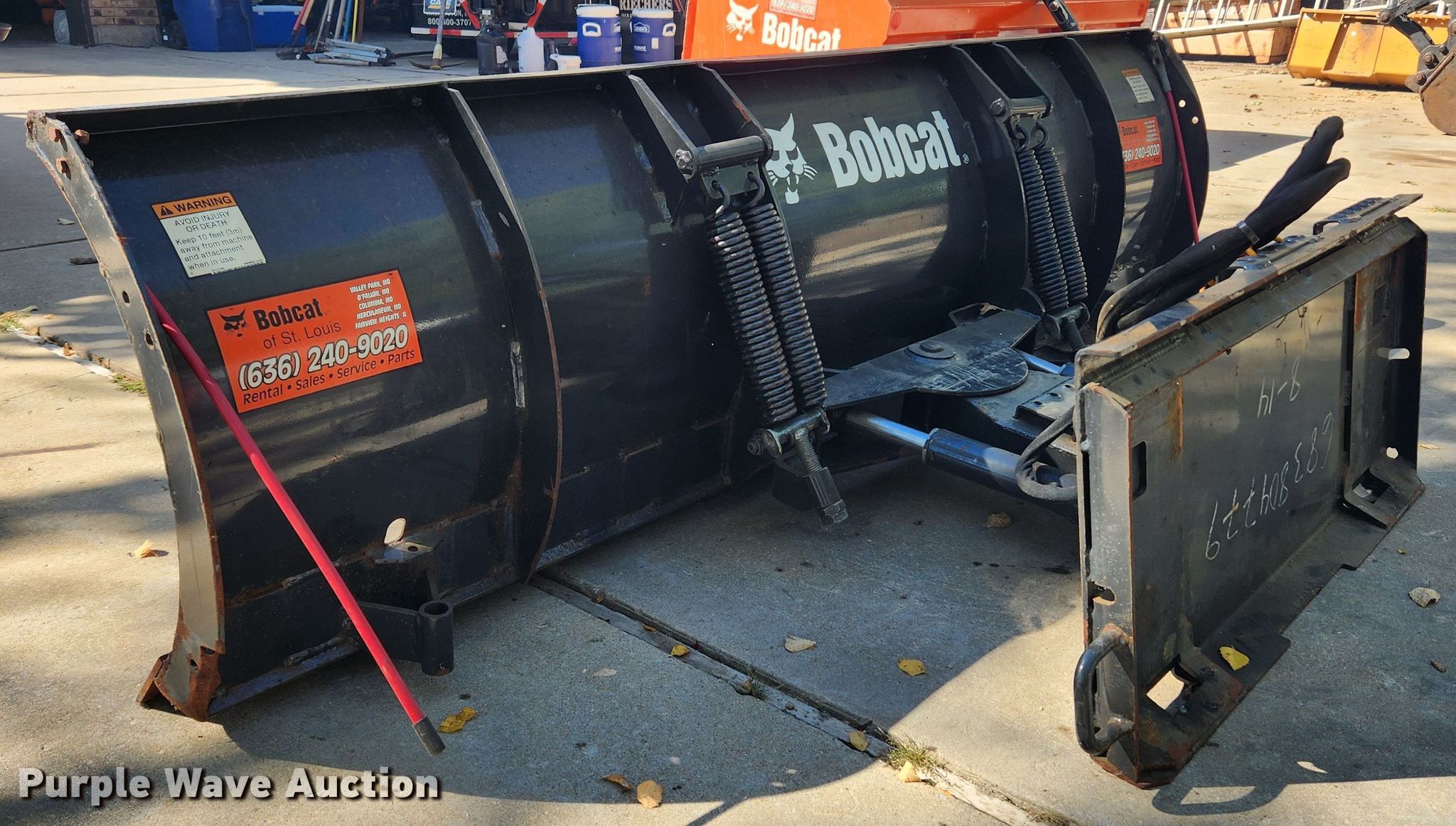 2008 Bobcat 96 Snow Blade skid steer snow plow in Defiance, MO Item