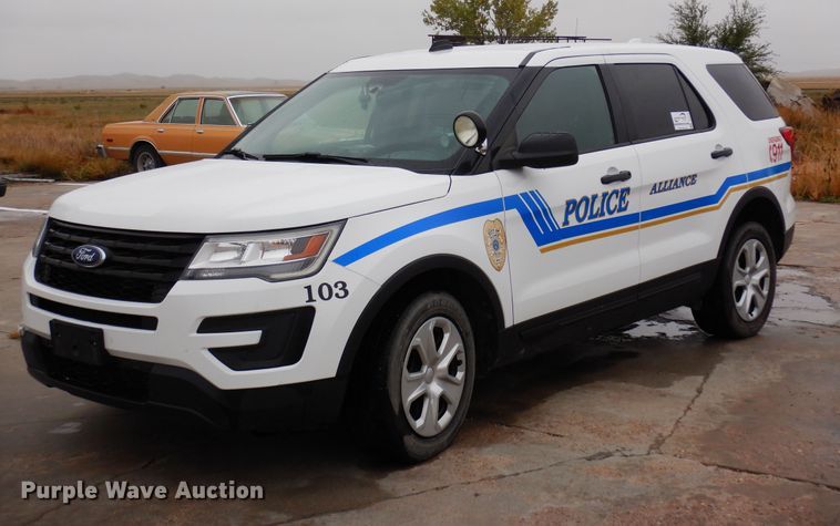 image for item DF8144 2017 Ford Explorer Police Interceptor  SUV