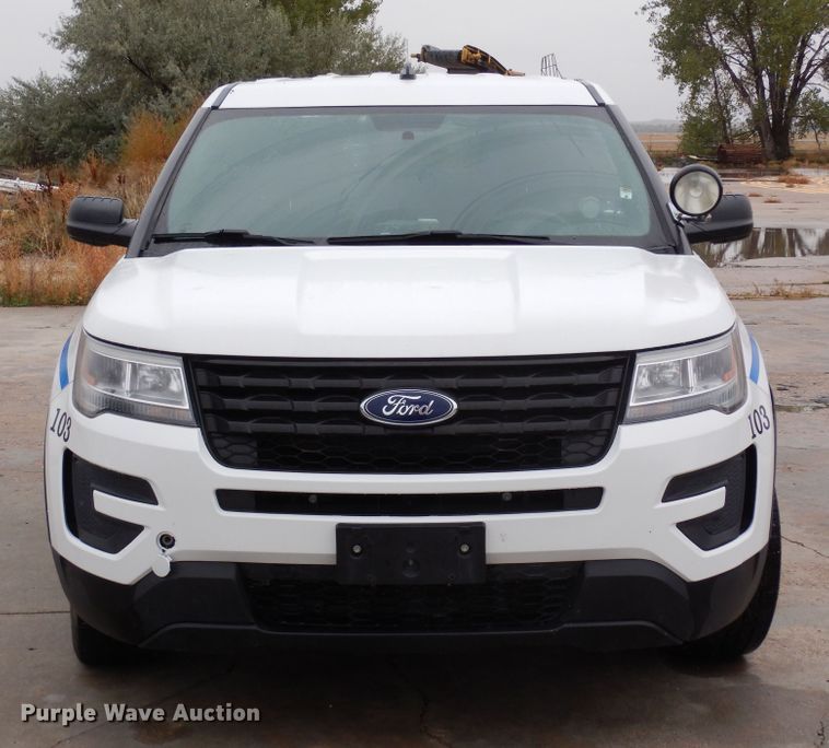 image for item DF8144 2017 Ford Explorer Police Interceptor  SUV