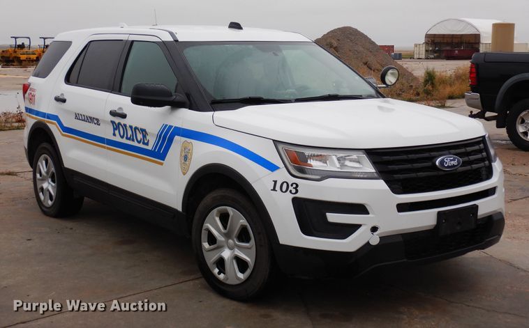 image for item DF8144 2017 Ford Explorer Police Interceptor  SUV