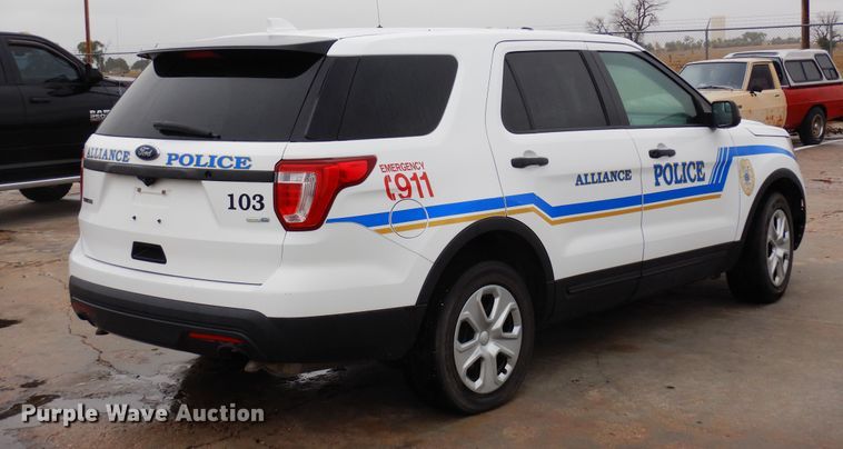 image for item DF8144 2017 Ford Explorer Police Interceptor  SUV