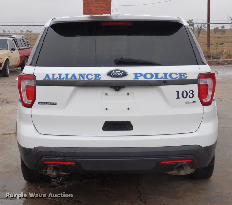 image for item DF8144 2017 Ford Explorer Police Interceptor  SUV