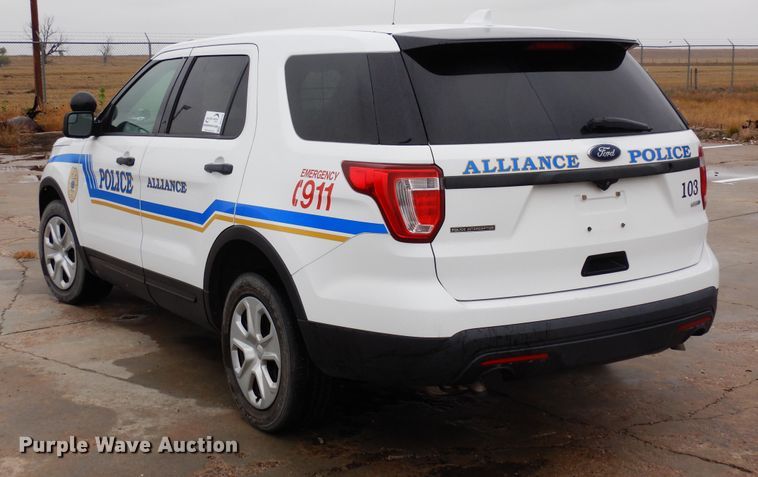image for item DF8144 2017 Ford Explorer Police Interceptor  SUV