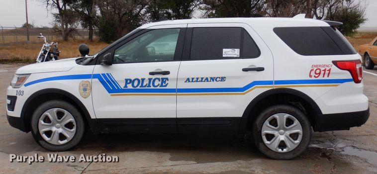 image for item DF8144 2017 Ford Explorer Police Interceptor  SUV