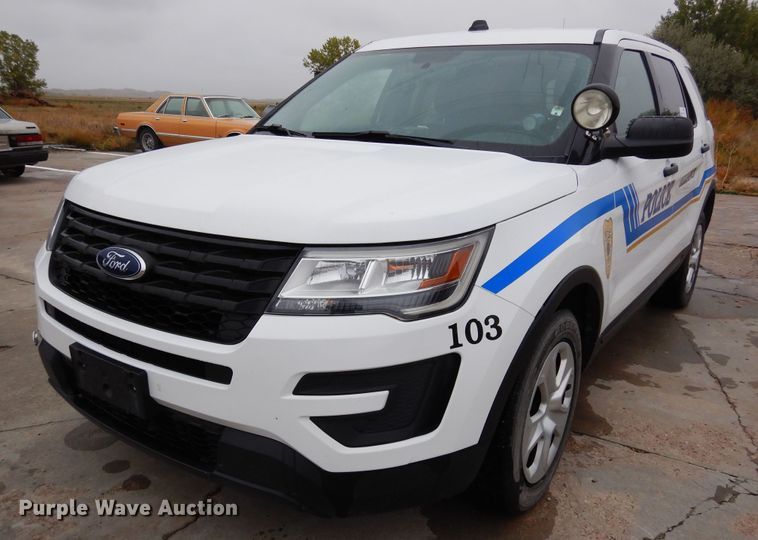 image for item DF8144 2017 Ford Explorer Police Interceptor  SUV
