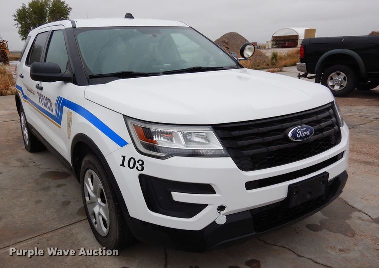 image for item DF8144 2017 Ford Explorer Police Interceptor  SUV