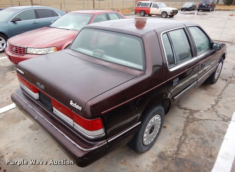 image for item DF8145 1995 Plymouth Acclaim