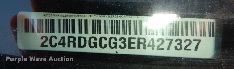 image for item DI6754 2014 Dodge Grand Caravan SXT  van