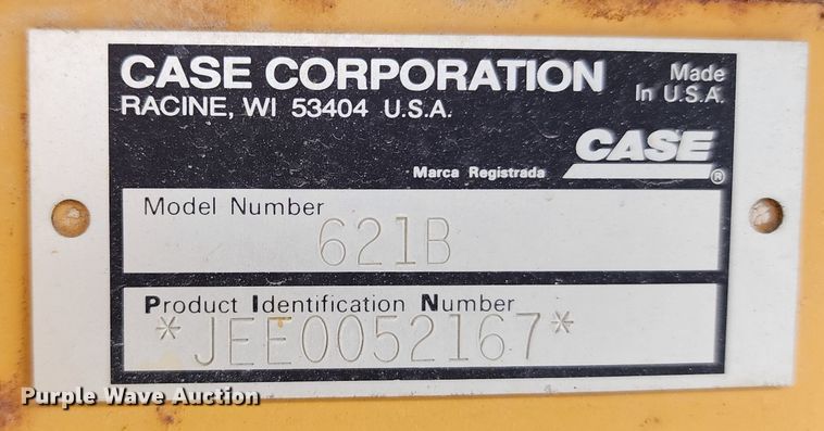 image for item DL6700 1996 Case 621B  wheel loader