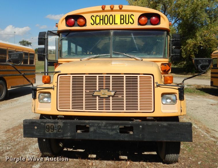 image for item DM3200 1999 Chevrolet Blue Bird  school bus
