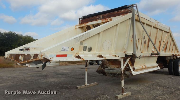 image for item DM3220 1998 Ranch  bottom dump trailer
