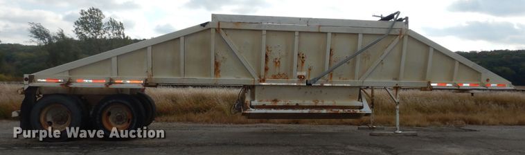 image for item DM3220 1998 Ranch  bottom dump trailer