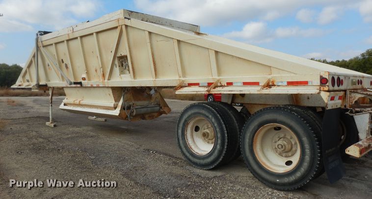 image for item DM3220 1998 Ranch  bottom dump trailer