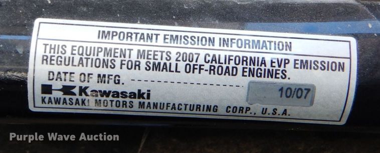 image for item DO1558 2007 Kawasaki Mule 3010  utility vehicle