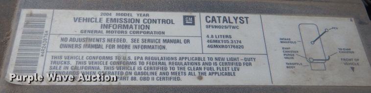 image for item DO1630 2004 Chevrolet Tahoe  SUV