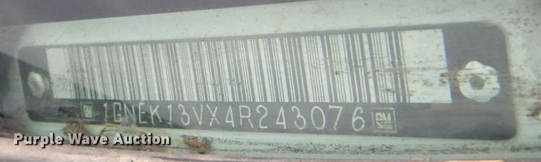 image for item DO1630 2004 Chevrolet Tahoe  SUV