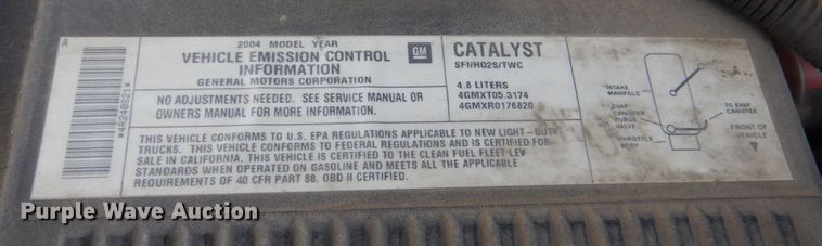 image for item DO1631 2004 Chevrolet Tahoe  SUV