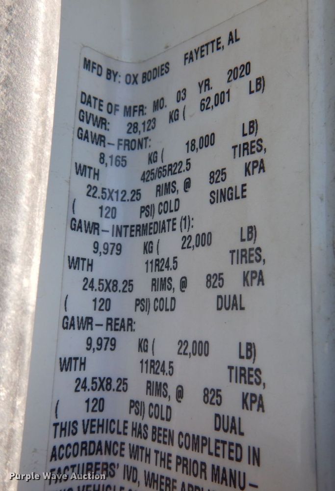 image for item DP0366 2021 Mack Granite GR64F  dump truck