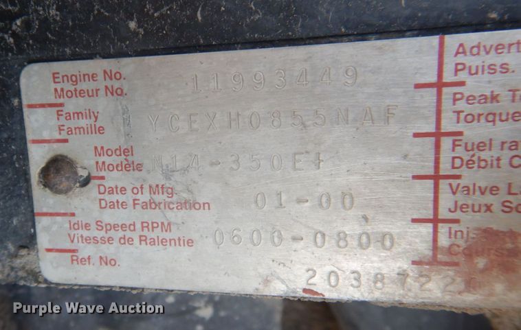 image for item DP0367 2000 Volvo WG  dump truck