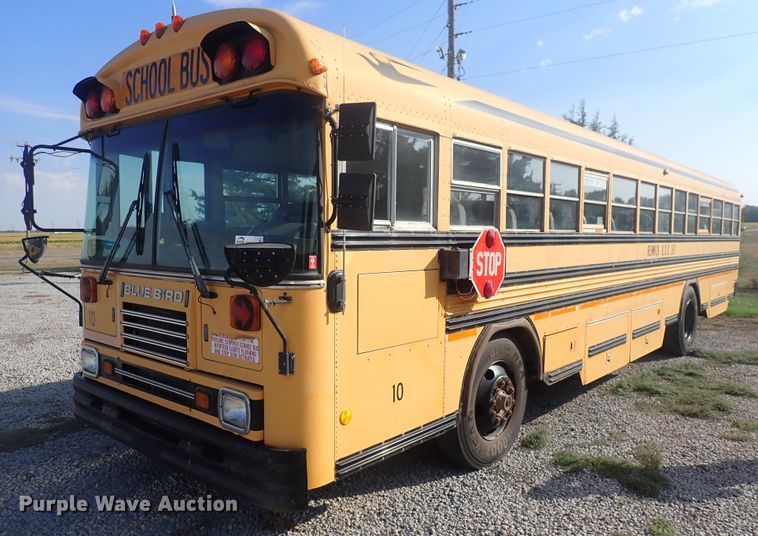 image for item DQ2997 1998 Blue Bird  school bus