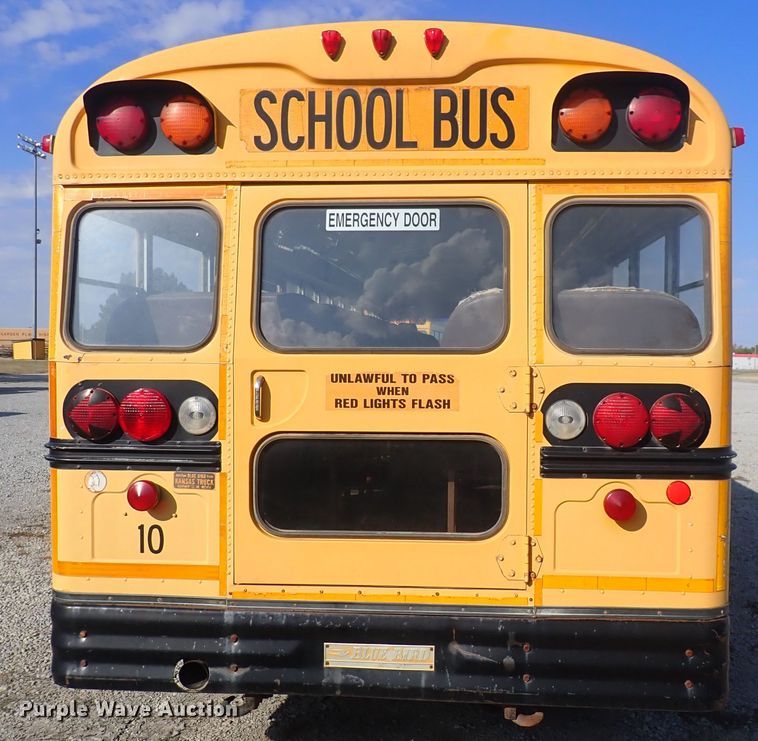 image for item DQ2997 1998 Blue Bird  school bus