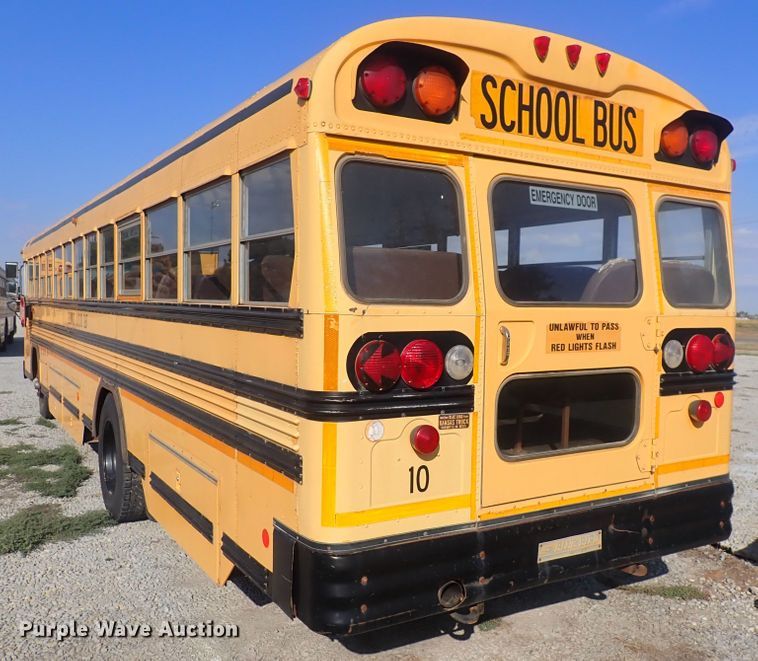 image for item DQ2997 1998 Blue Bird  school bus