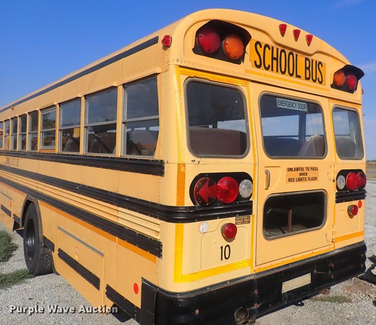 image for item DQ2997 1998 Blue Bird  school bus