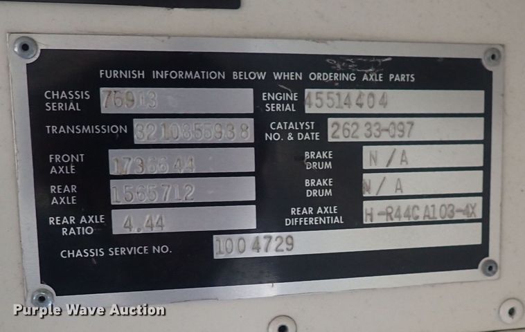 image for item DQ2997 1998 Blue Bird  school bus