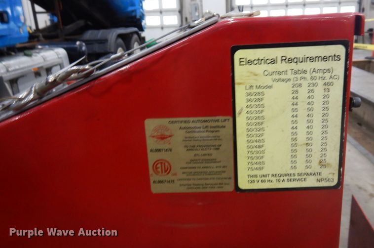 image for item DQ7241 Rotary 75-48FCPT2-3-3  automotive lift