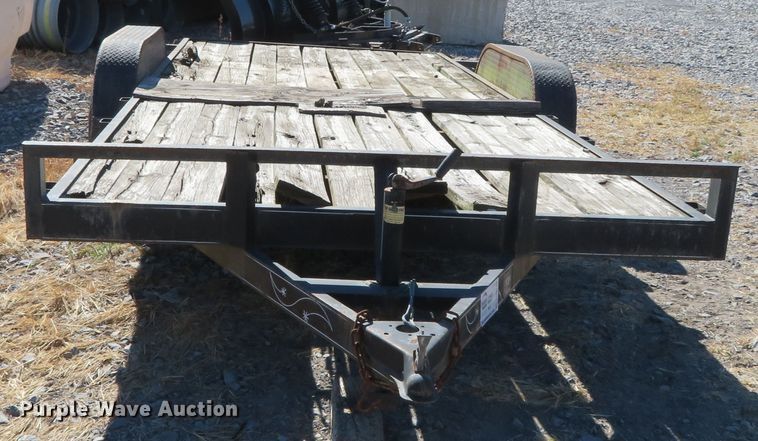 image for item DR0148 2009 Jerry James 18CH  utility trailer