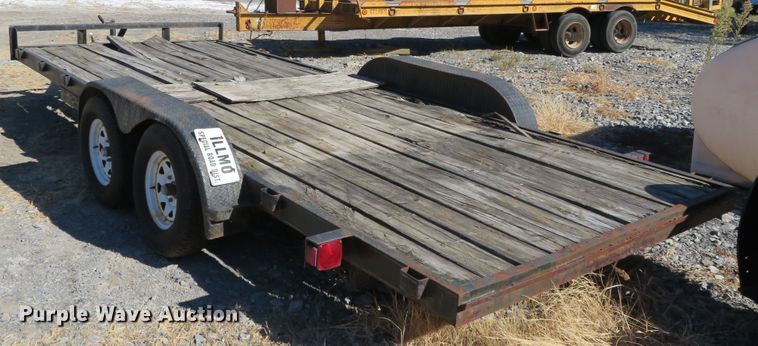 image for item DR0148 2009 Jerry James 18CH  utility trailer