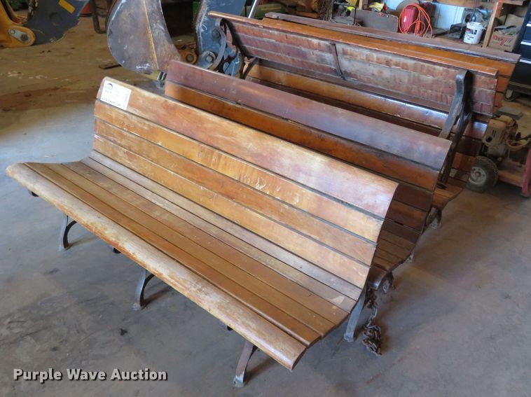 image for item DR0151 (4) wood benches