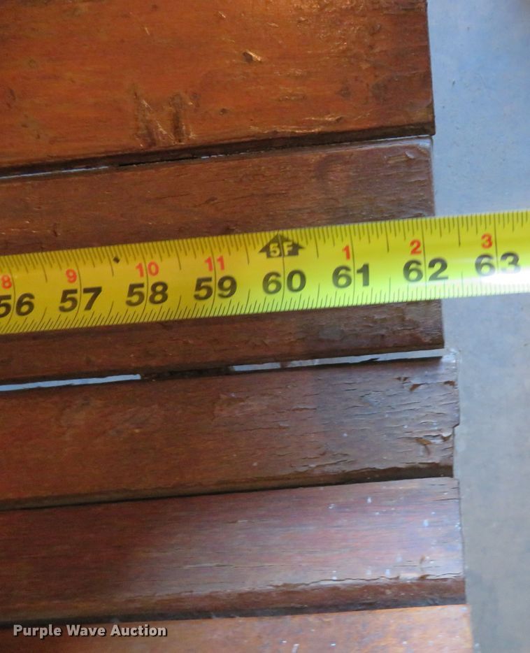 image for item DR0151 (4) wood benches