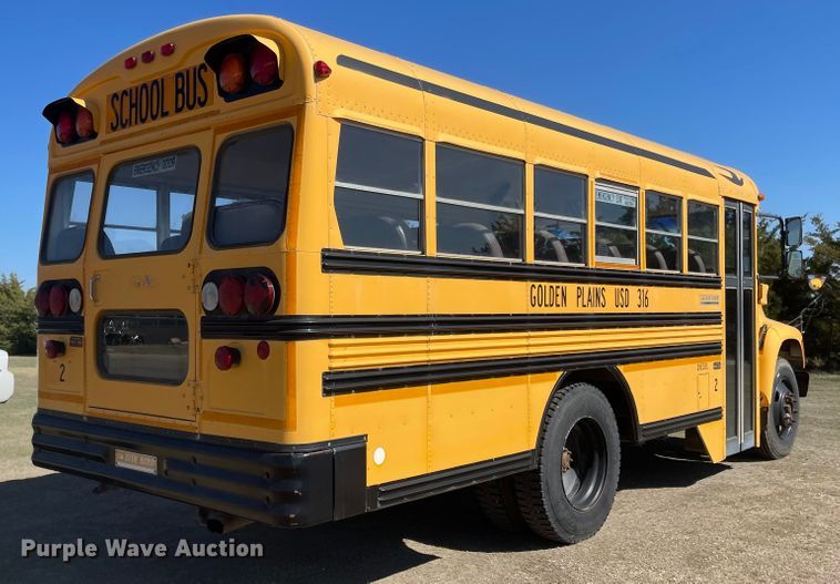 image for item JD9253 1997 Blue Bird  school bus