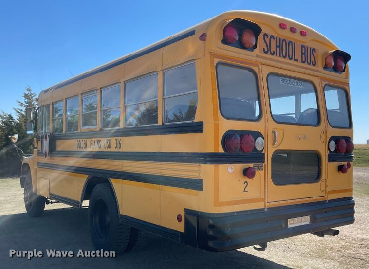 image for item JD9253 1997 Blue Bird  school bus