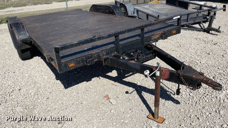 image for item JD9273 1992  tilt deck equipment trailer