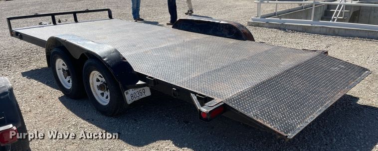 image for item JD9273 1992  tilt deck equipment trailer