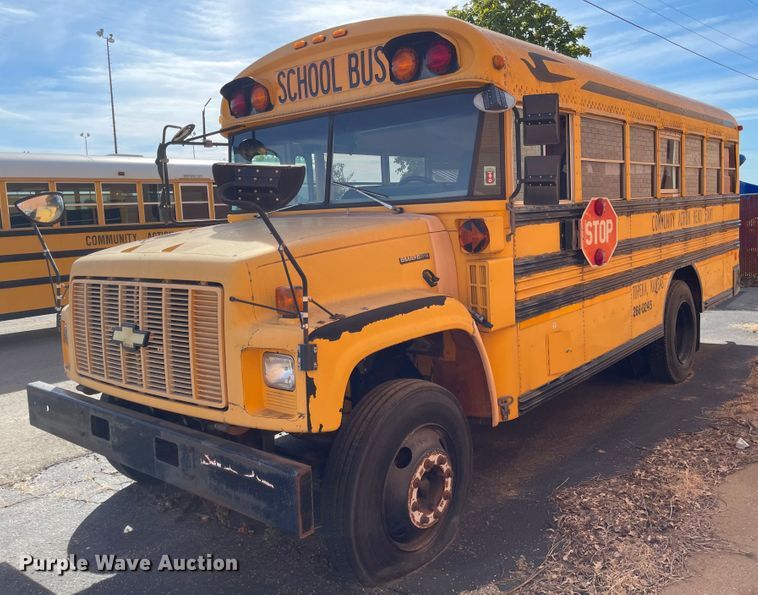 image for item JD9302 1994 Blue Bird  school bus