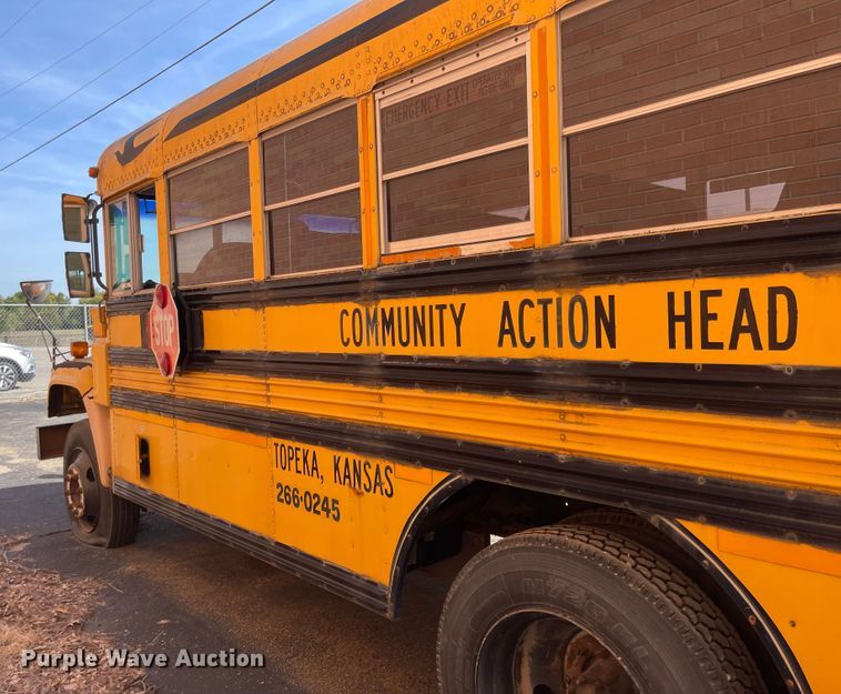 image for item JD9302 1994 Blue Bird  school bus