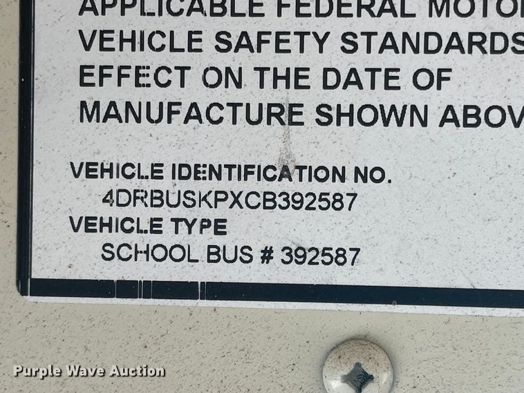 image for item JD9303 2012 International CE  school bus