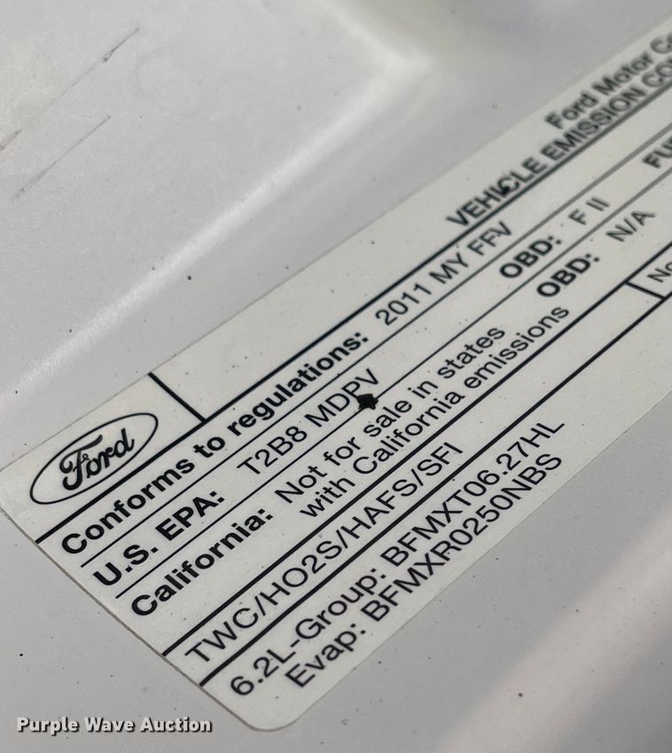 image for item JD9309 2011 Ford F250 Super Duty XL  SuperCab pickup truck